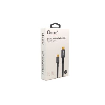 OXHORN CB-CC-321 USB C 3.2 Gen 2x2 Cable 1m