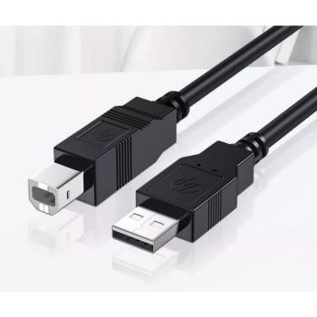HP DHC-PT100-2M USB-A to USB-B v2.0 cable 2M Black