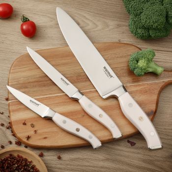 Warmot 3-Piece Ultra Sharp Chefs Knife Set with Gift Box (956-3)