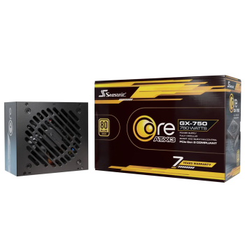 Seasonic Core GX-750 ATX3 80 Plus Gold Full Modular 750W PSU (SRP-CGX751-A5A32SF) 