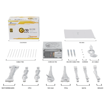 Seasonic CORE GX-750 White ATX 3.1 750W (SRP-CGX751-A5A32SF-WHITE)