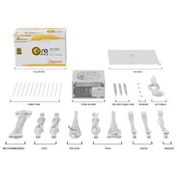 Seasonic CORE GX-850 White ATX 3.1 850W (SRP-CGX851-A5A32SF-WHITE)