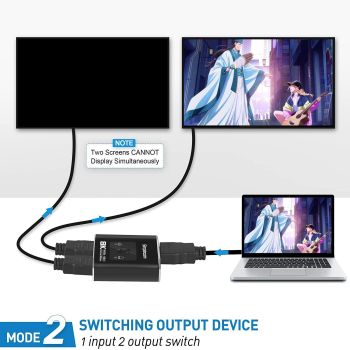 Simplecom CM302v2 Bi-Directional 2 Way HDMI 2.1 Switch Selector 8K@60Hz 