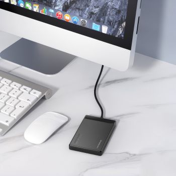 Simplecom SE109 Tool-free 2.5" SATA HDD SSD to USB-C Enclosure USB 3.2 Gen 1