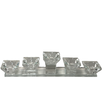 Tea Light Crystal Candle Holder - Large