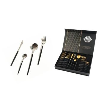 Keily Deluxe Cutlery Set - Gold