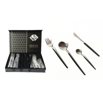 Keily Deluxe Cutlery Set - Silver
