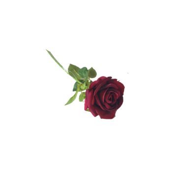 Artificial Single Stem Rose 50cm -Red - Set of 8 Stems