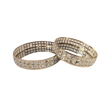 Katie Tray - Round - Large - Gold