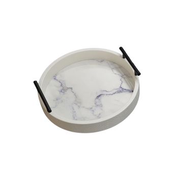 Maison Round Tray - Large - White