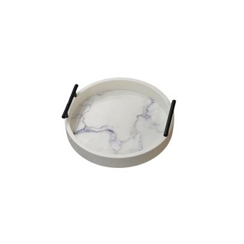 Maison Round Tray - Small - White