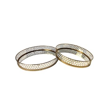 Nina Tray - Round - Small - Gold