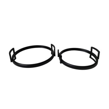 Eliza Round Tray - Set of 2 - Black