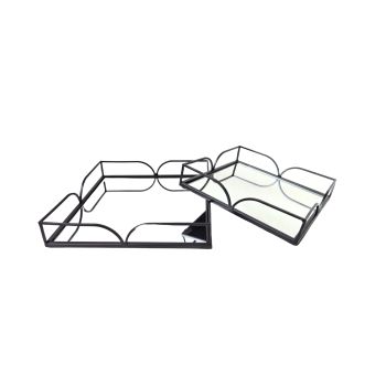 Willow Square Tray - Small - Black