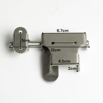 Sliding Bolt Gate Latch 304 Stainless Steel Barrel Bolt with Padlock Hole Door Latches