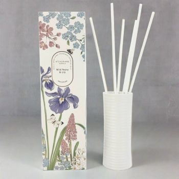 Wick2ware Australia Home Fragrance Essentials Oil Reed Diffuser - Wild Peony & Lily  