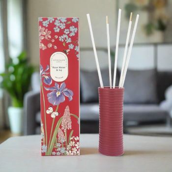 Wick2ware Australia Home Fragrance Essentials Oil Reed Diffuser - Rose Water & Ivy 