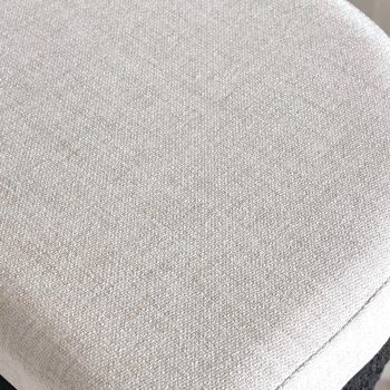 Interior Ave - Royale Oatmeal Tweed Linen Kitchen Bar Stool