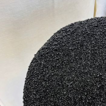 Interior Ave - Royale Black Boucle Kitchen Bar Stool