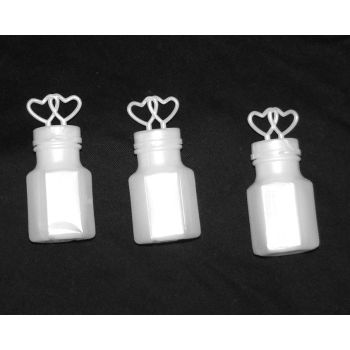 100 Pack Mini Wedding Heart Bubble Bottles send off wedding favors custom party favors