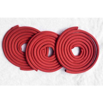 Red Heart Candle Spa Giftset - Red Heart candle, 3 Incense Coils, Pot Porri Satchet in Gift Box