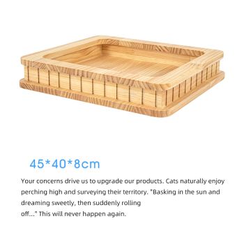 HONEYPOTCAT Elegant Wood Retreat - 146cm