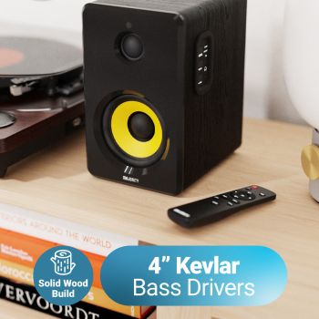 Crosley Cruiser Bluetooth Portable Turntable - Silver + Bundled Majority D40X Bluetooth Speakers