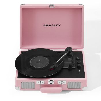 Crosley Cruiser Bluetooth Portable Turntable -  Blush Pink