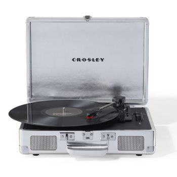 Crosley Cruiser Bluetooth Portable Turntable - Silver