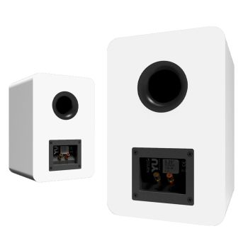 Kanto YU Passive 5.25" Speakers with 1" Silk Dome Tweeter and 5.25" Kevlar Woofer - White, Pair