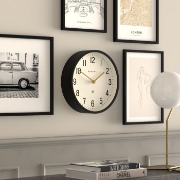 Newgate Master Edwards Wall Clock Black