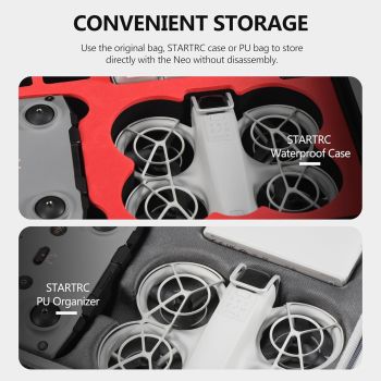 STARTRC Gimbal Bumper Guard for DJI Neo Accessories, Aluminum Alloy Anti-Collision Protection Guard Bar for DJI Neo Drone Camera


