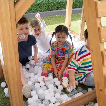 Lifespan Kids Kingston Cubby House with 2.2m Slide (Green)