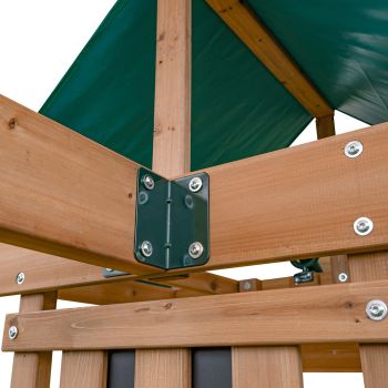 Lifespan Kids Birmingham Swing Set & Play Centre with 2.2m Slide (Green)