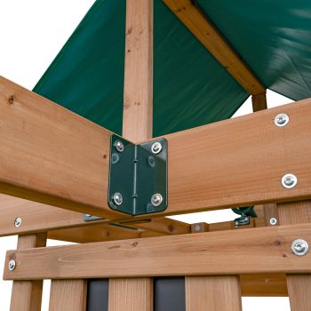 Lifespan Kids Birmingham Swing Set & Play Centre with 2.2m Slide (Pastel Blue)