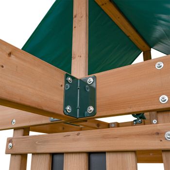 Lifespan Kids Birmingham Swing Set & Play Centre with 2.2m Slide (White)