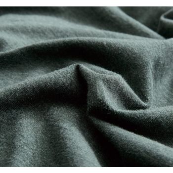 Gioia Casa 100% Jersey Cotton Soft Stretchy Breathable Fitted Sheet - Forest Green - Double Size