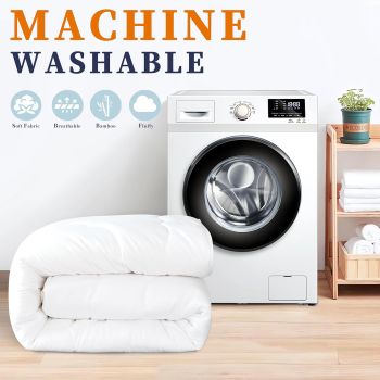 Ultra-Warm Bamboo-Blend Winter Quilt 500GSM - Hypoallergenic, Breathable & Dust-Mite Resistant Quilt