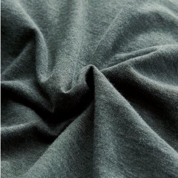 100% Jersey Cotton Quilt Cover Set - Green - Queen