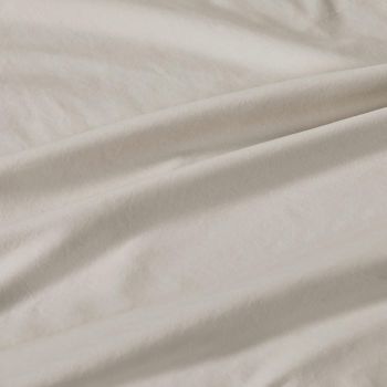 100% Vintage Washed Cotton Fitted Sheet Combo Set – 100% Natural Cotton, Ultra Soft & Breathable – Includes Fitted Sheet & Pillowcases – Machine Washable (Natural, King)