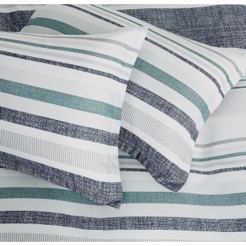 Print Microfibre Quilt Cover Set - Ultra Soft with Zipper Closure (Otis, King Size)