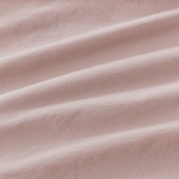 Vintage Washed 100% Cotton European Pillowcase - Luxurious European Pillow Cover - Pink - 1 Pc