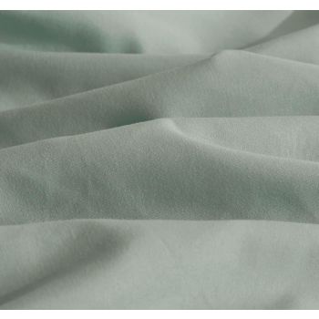 Twin Pack Vintage Washed Microfibre European Pillowcase (Sage, Square)