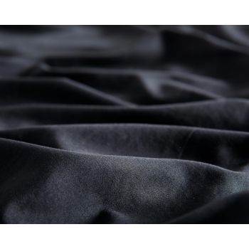 Vintage Washed Microfibre King Pillowcases - Ultra Soft & Skin-Friendly - Set of 2 - 50cm x 90cm (Black)