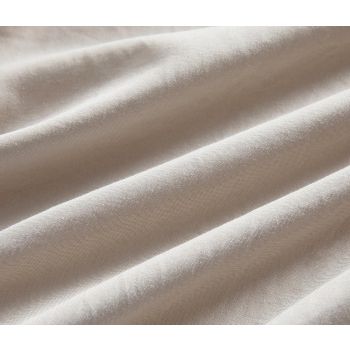 Vintage Washed Microfibre King Pillowcases - Ultra Soft & Skin-Friendly - Set of 2 - 50cm x 90cm (Linen)