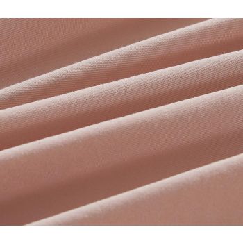 Vintage Washed Microfibre King Pillowcases - Ultra Soft & Skin-Friendly - Set of 2 - 50cm x 90cm (Pink)