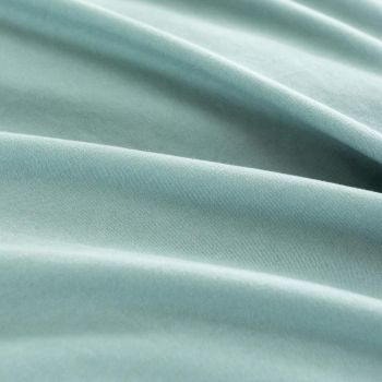 CleverPolly Vintage Washed Microfibre Quilt Cover Set (3Pcs) - Seafoam - Super King Size