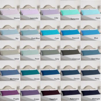 Artex 100% Cotton Body Pillowcase Purple