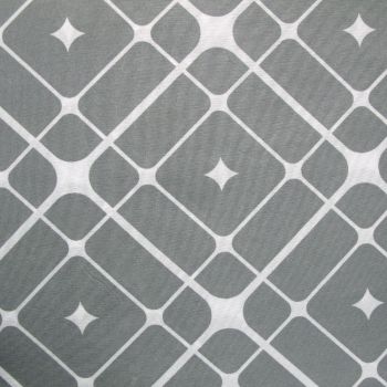 Artex Grey Stars Quilt Cover Set Queen