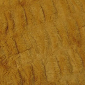 Meadow Soft Faux Fur Throw Rug 127 x 152 cm Mustard